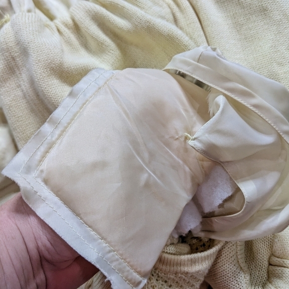 Vintage Ciao yellow knit top pencil skirt short sleeve cotton dress 8 - Picture 9 of 10